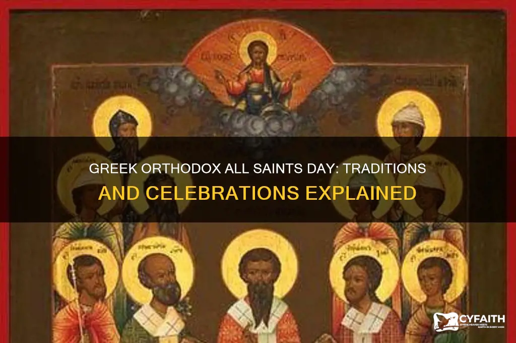do greek orthodox celebrate all saints day