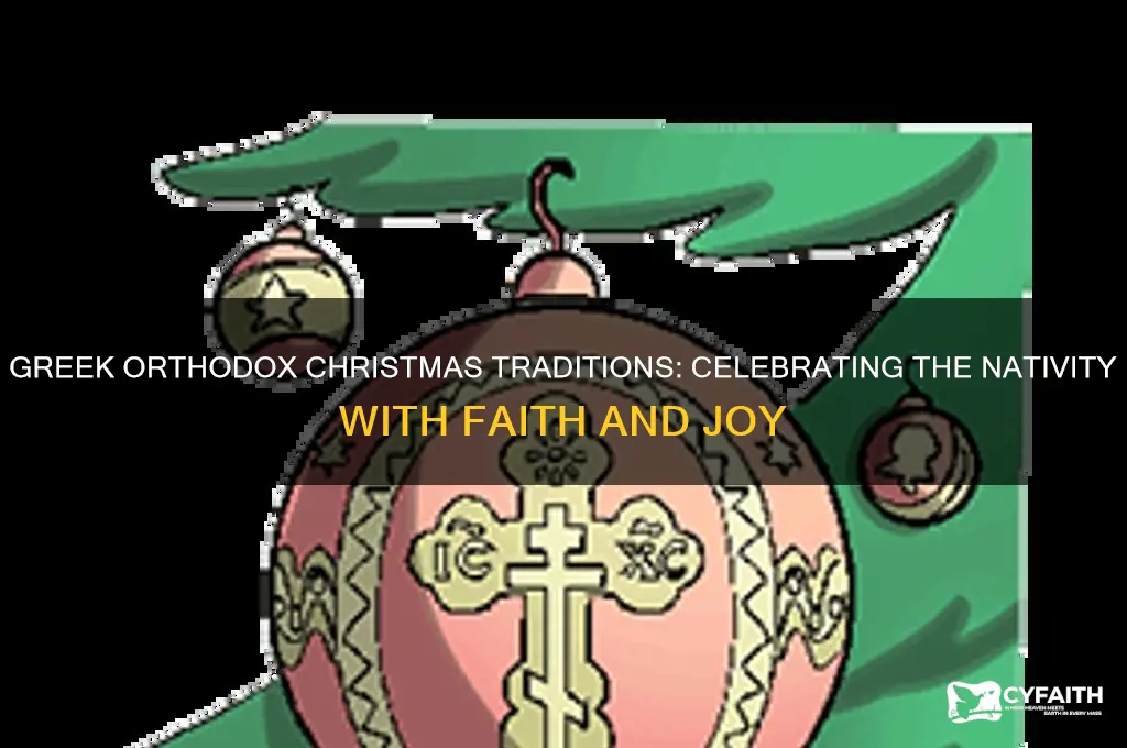 do greek orthodox celebrate christmas