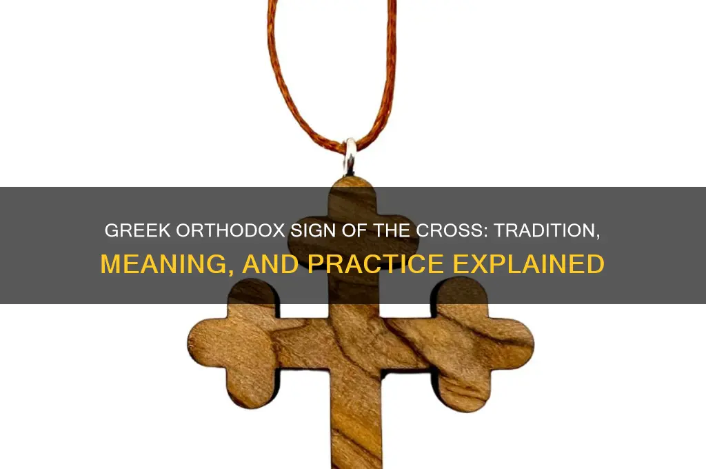 do greek orthodox do the sign of the cross