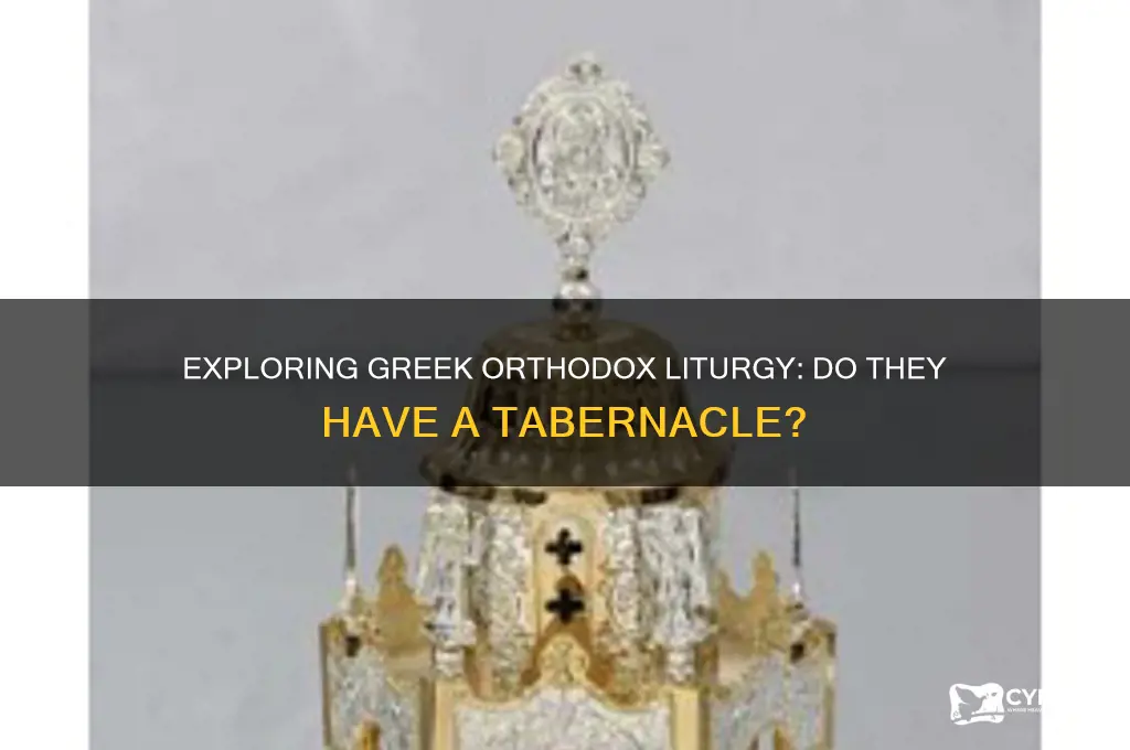 do greek orthodox have a tabernacle