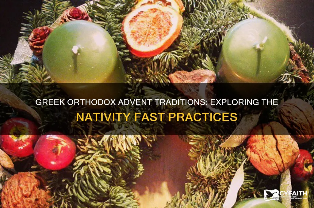 do greek orthodox have advent