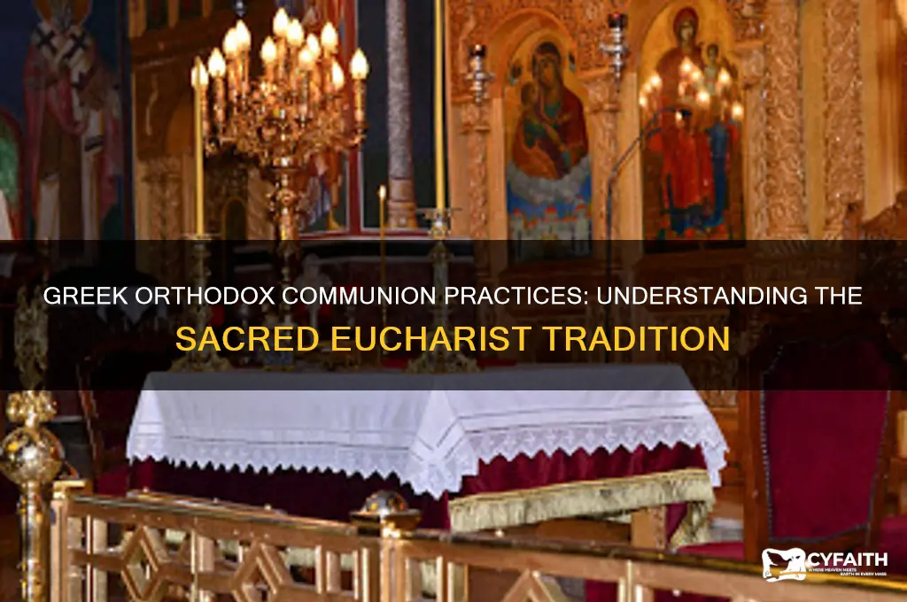 do greek orthodox have communion
