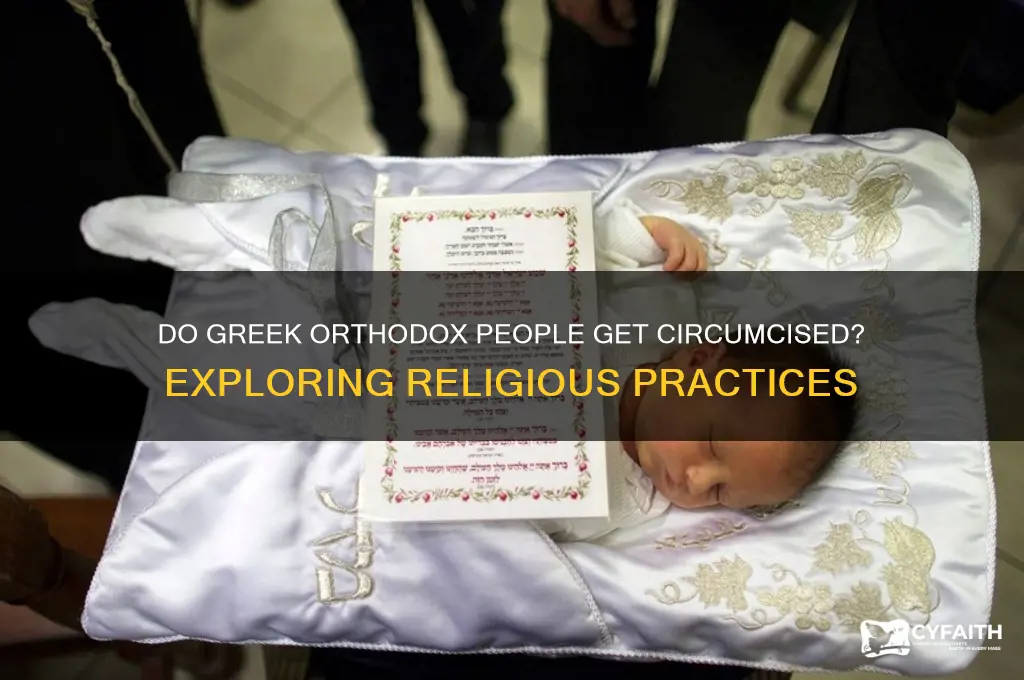 do greek orthodox people get circumsized