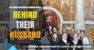 Greek Orthodox Women: Walking Traditions Behind Husbands Explored