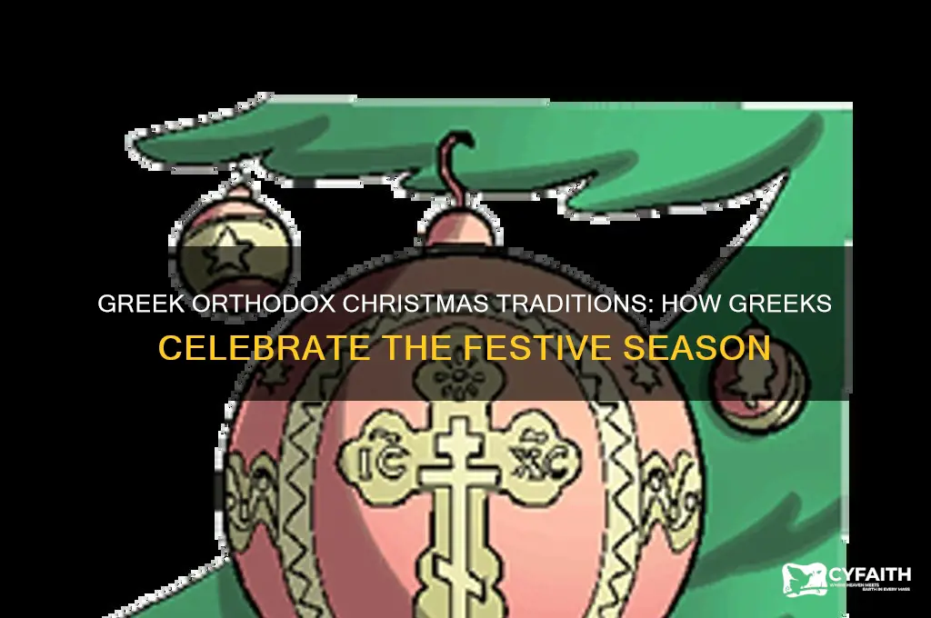 do greeks celebrate orthodox christmas