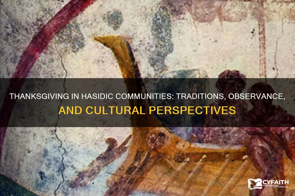 do hassidic orthodox jewish people celebrate thanksgiving