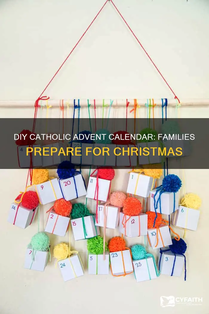 do it yourself catholic advent calendar for families