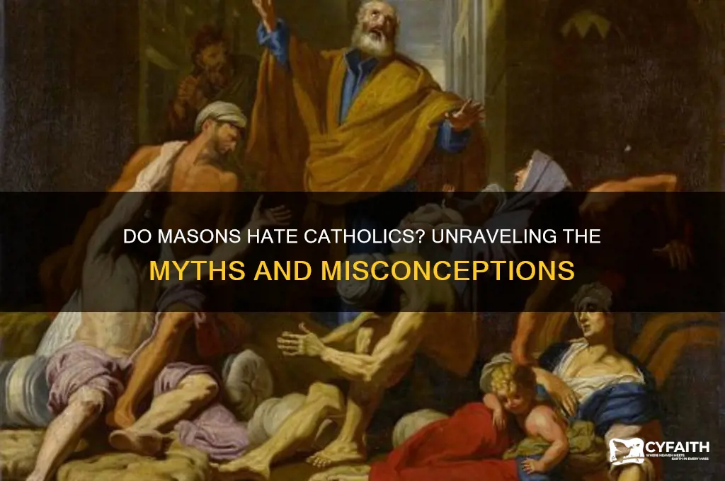 do masonics hate catholics