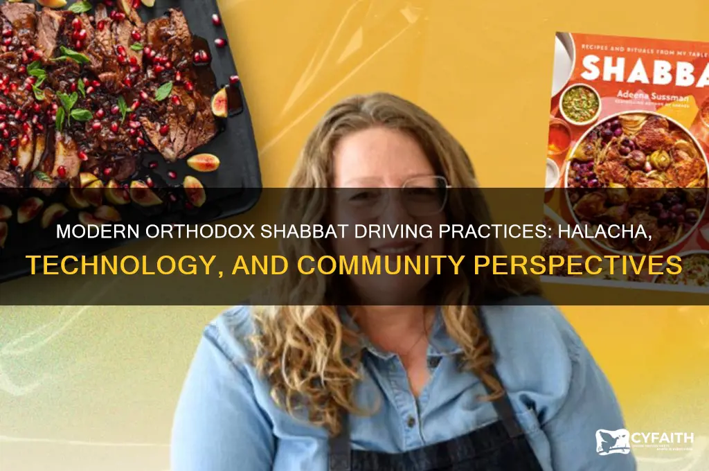 do modern orthodox drive on shabbat