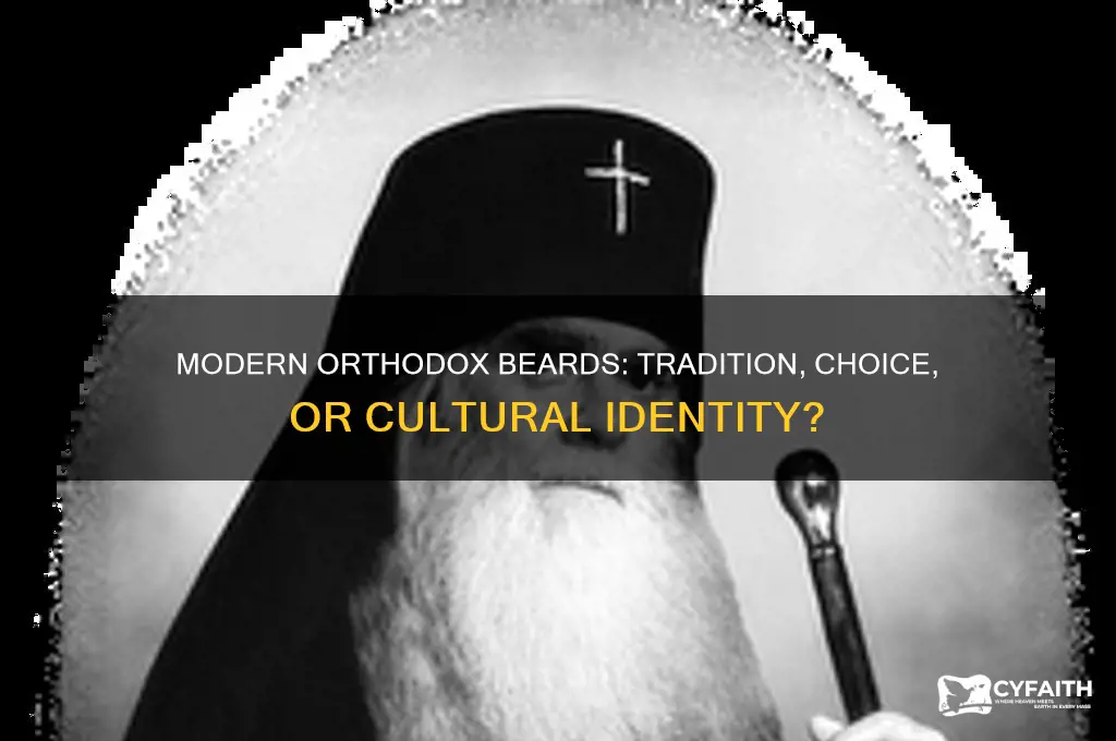do modern orthodox wear beards