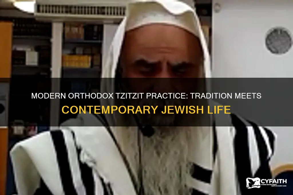 do modern orthodox wear tzitzit