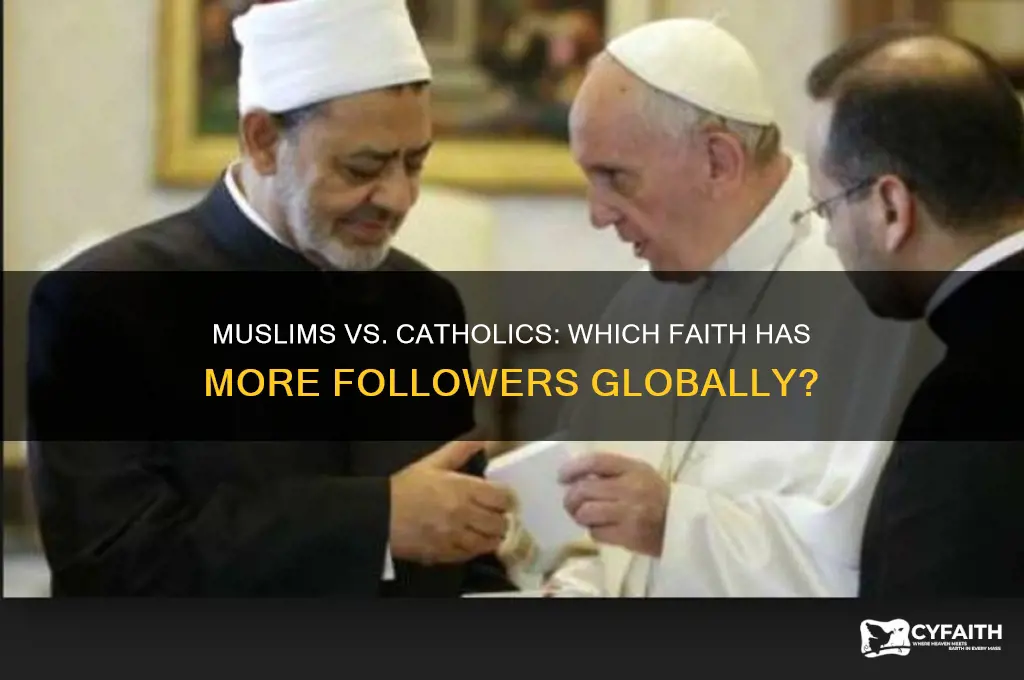 do muslims outnumber catholics