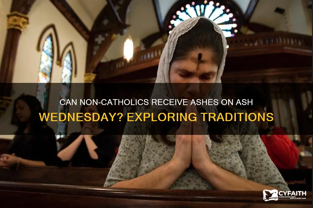 do non catholics get ashes
