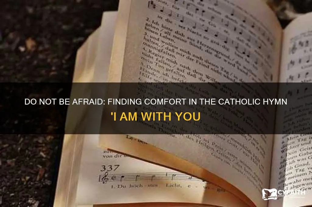 do not be afraid i am with you catholic hymn