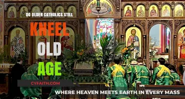 Kneeling Older Catholics: Faith and Physical Limitations