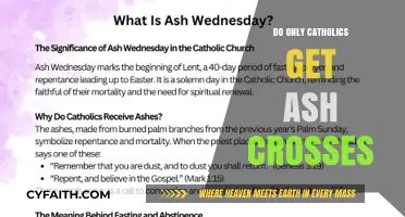 Ash Crosses: Who Receives Them and Why?