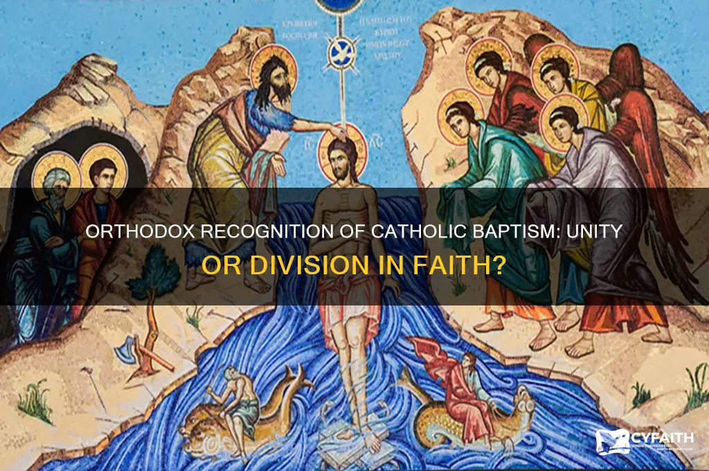 do orthodox accept catholic baptism
