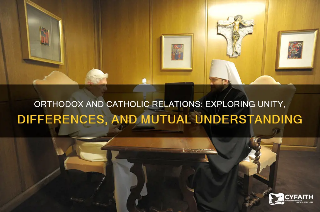 do orthodox and catholic get along