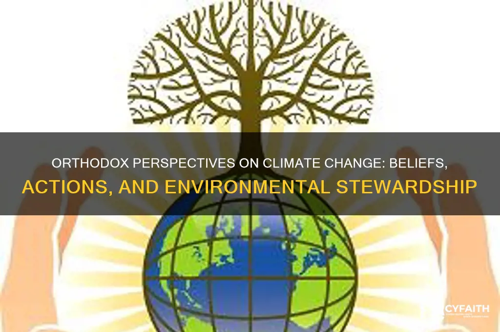 do orthodox believe in climate change