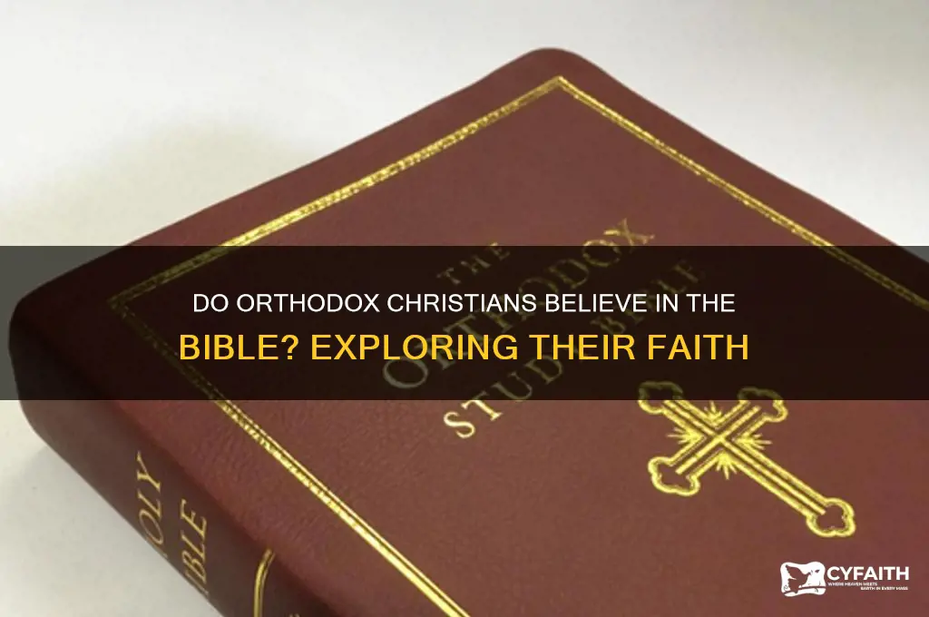 do orthodox believe in the bible
