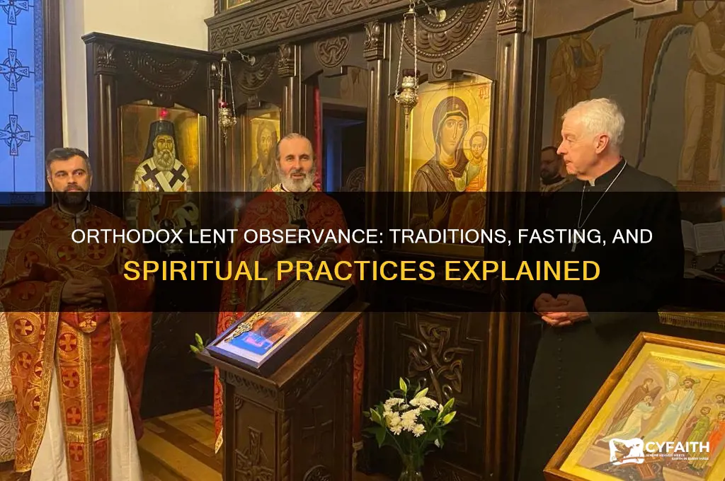 do orthodox celebrate lent
