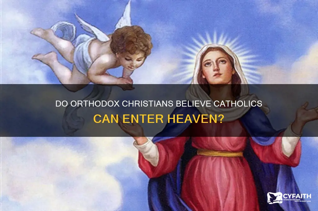 do orthodox christians believe catholics go to heaven