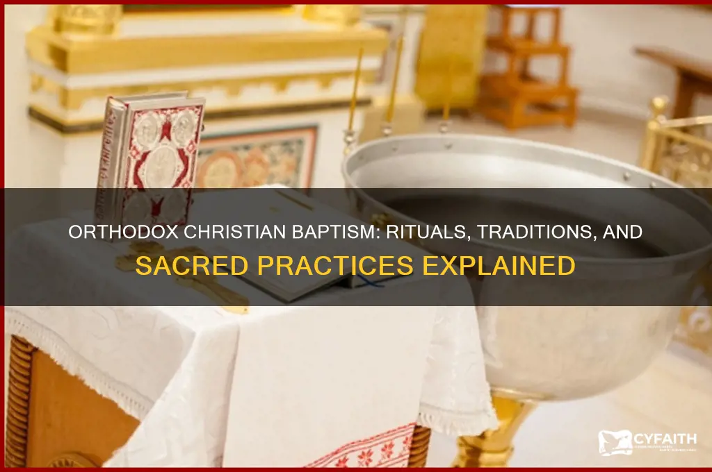 do orthodox christians get baptised