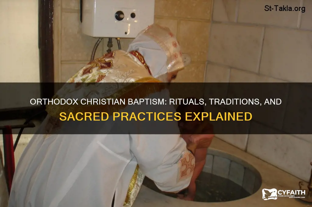 do orthodox christians get baptized