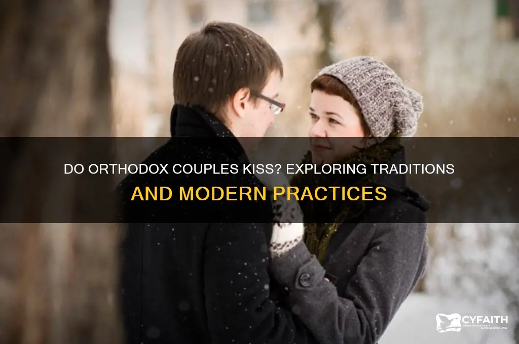 do orthodox couples kiss