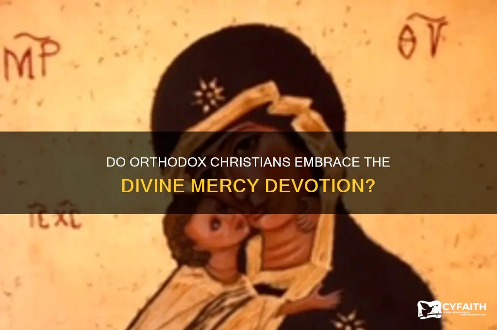 do orthodox follow divine mercy