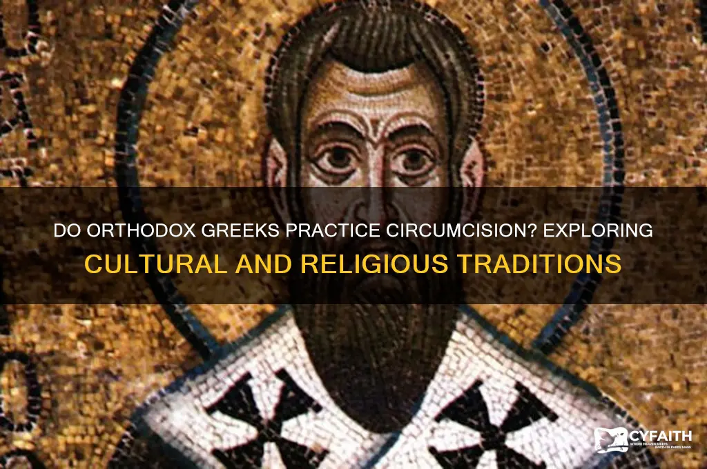 do orthodox greek circumzise