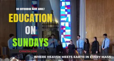 Do Orthodox Churches Offer Adult Education on Sundays?