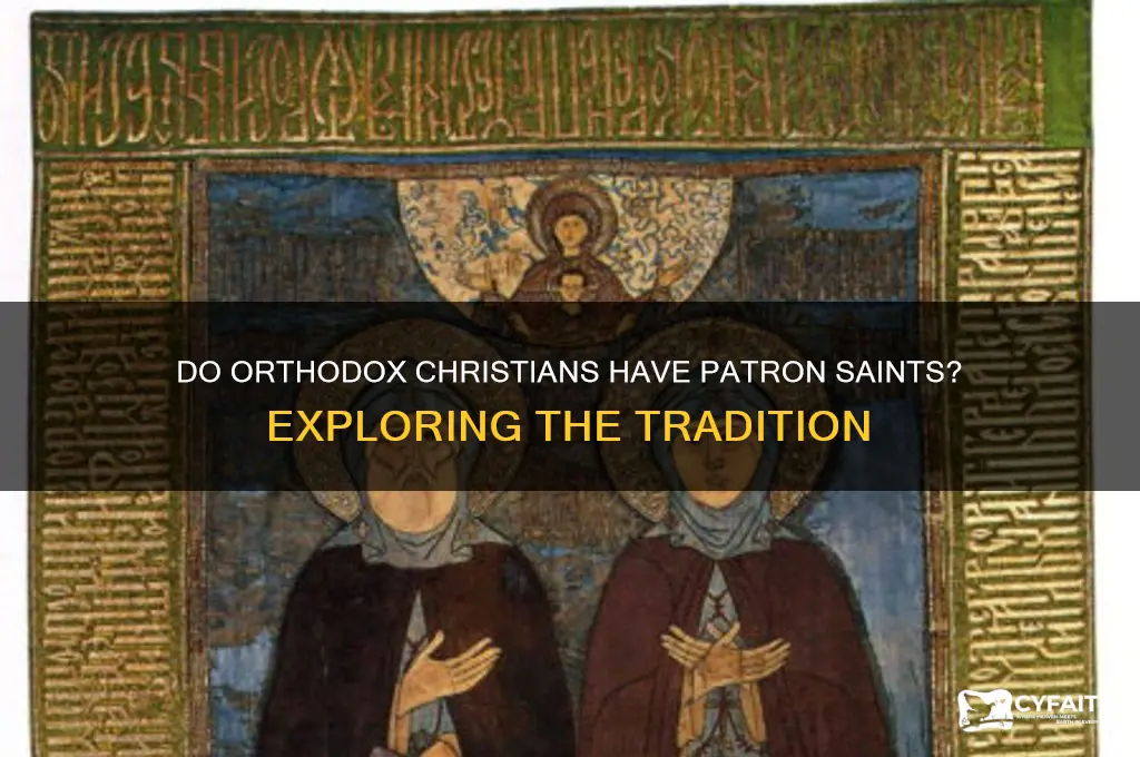 do orthodox have patron saints
