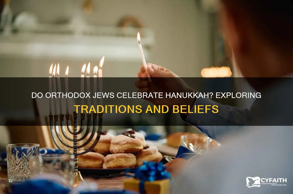 do orthodox jewish celebrate hanukkah