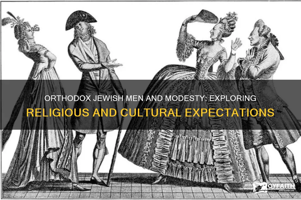 do orthodox jewish men have to be modest