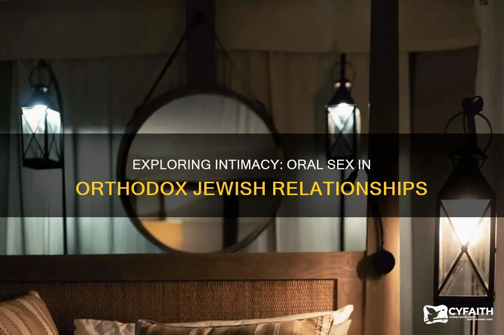 do orthodox jewish people have oral sex