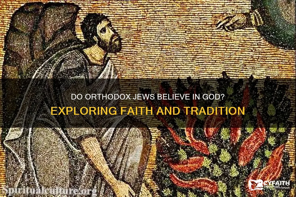 do orthodox jews believe in god