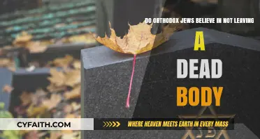 Orthodox Jewish Beliefs: Respecting the Dead and Burial Traditions