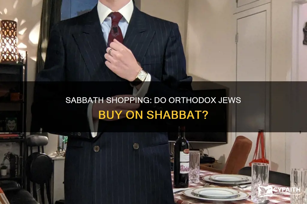 do orthodox jews buy on sabbath