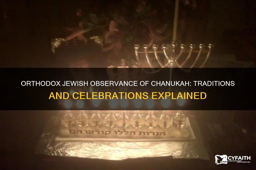 do orthodox jews celebrate chanukah