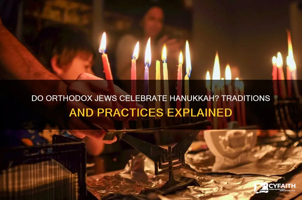 do orthodox jews celebrate hanukkah