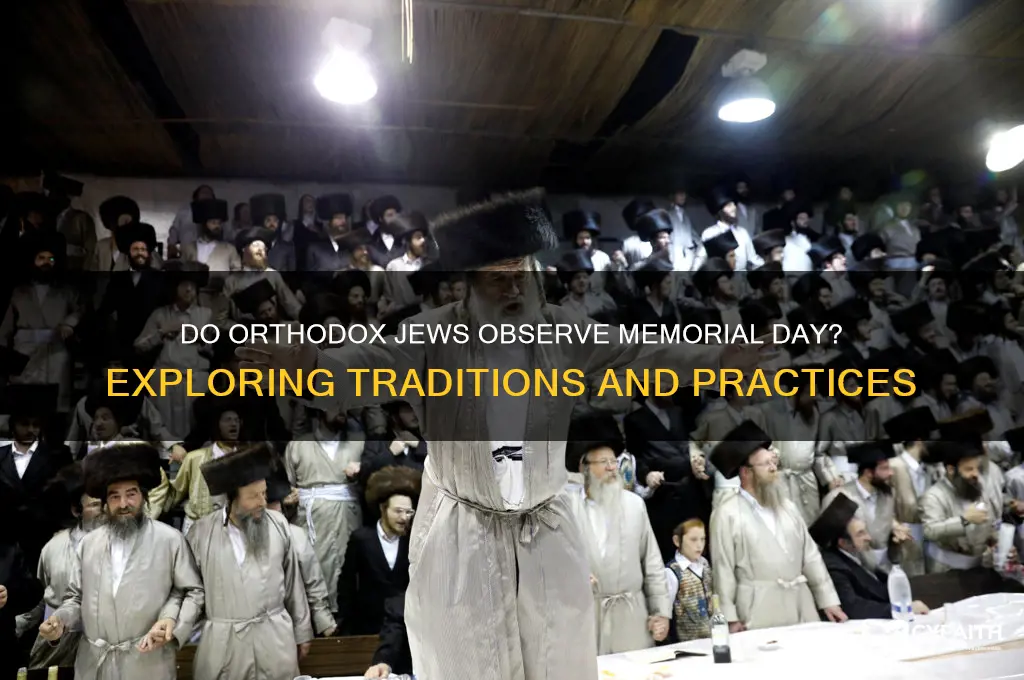 do orthodox jews celebrate memorial day
