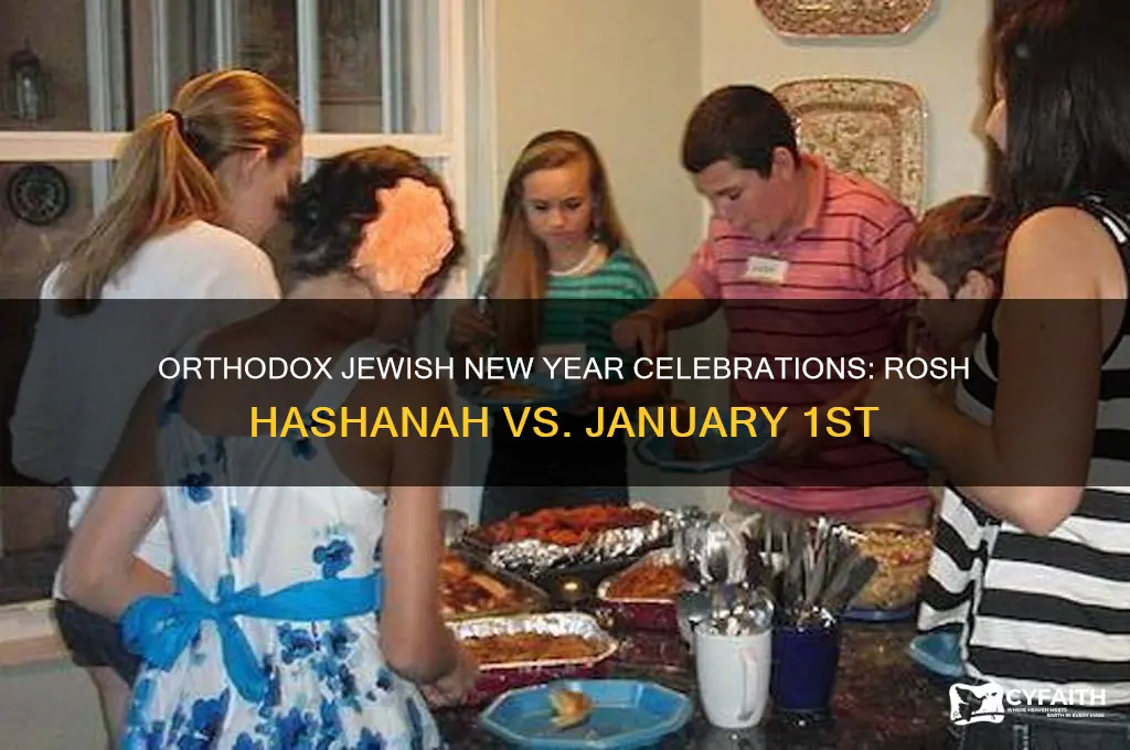do orthodox jews celebrate new year