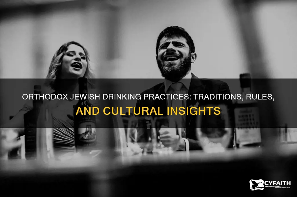 do orthodox jews drink