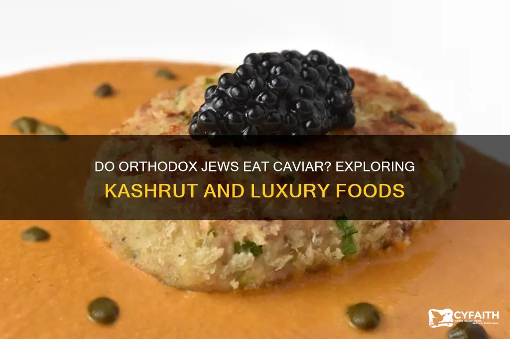 do orthodox jews eat caviar