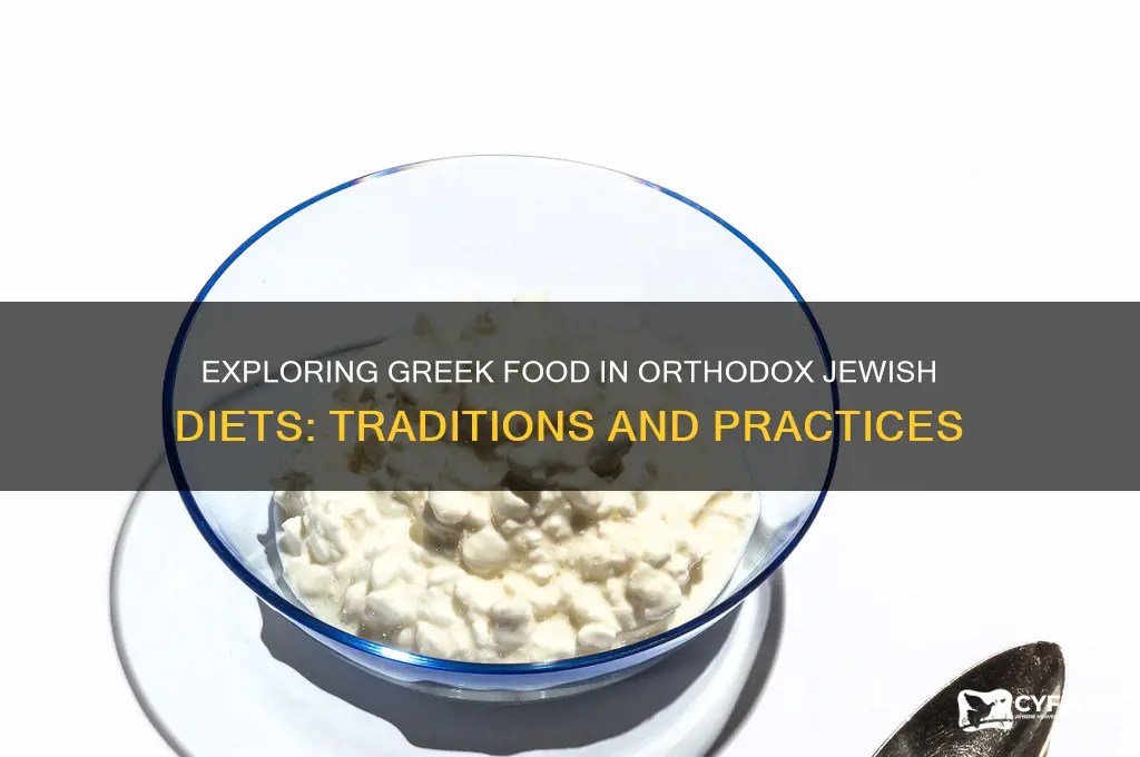 do orthodox jews eat greek food