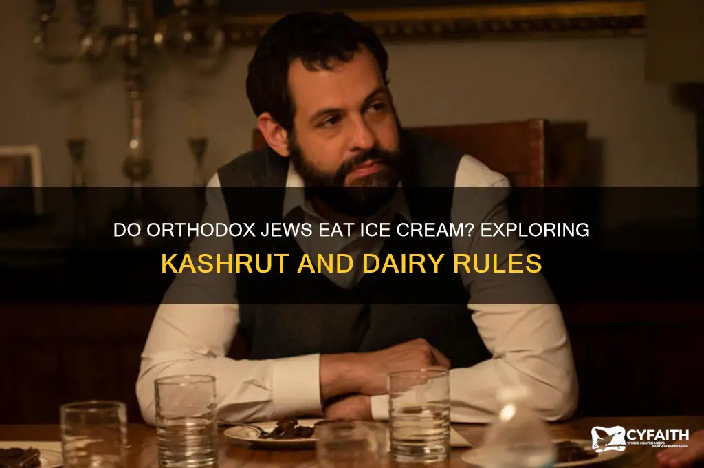 do orthodox jews eat ice cream