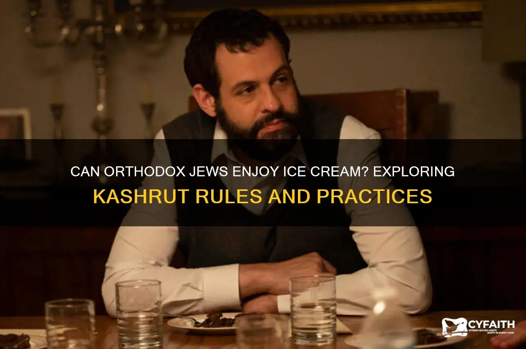 do orthodox jews eat icecream