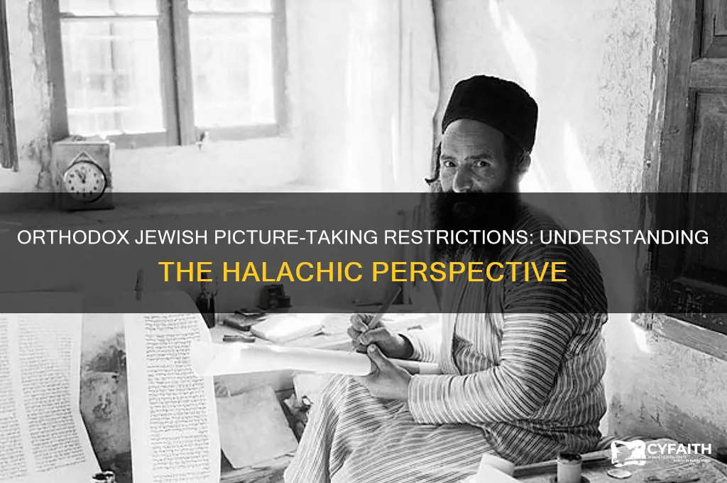 do orthodox jews forbid picture taking