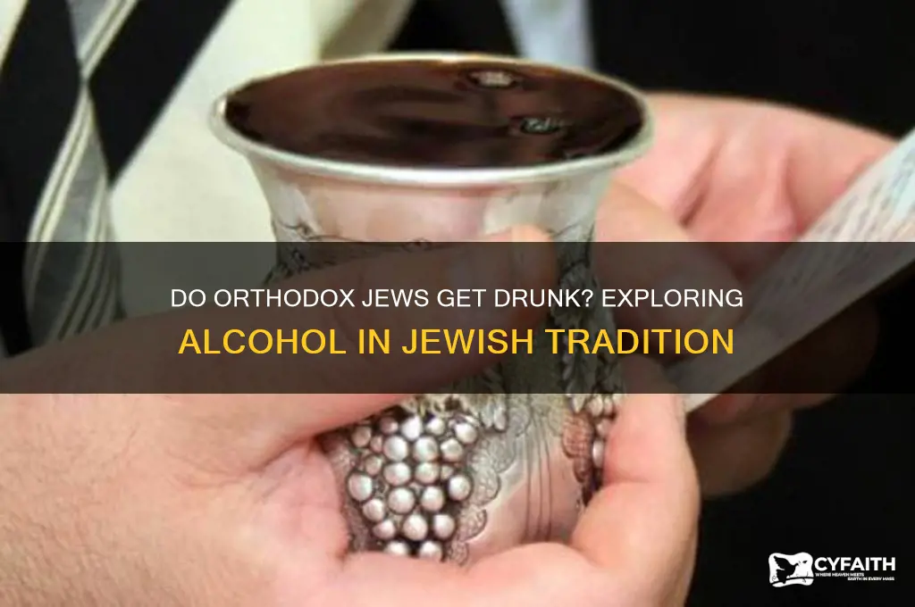 do orthodox jews get drunk